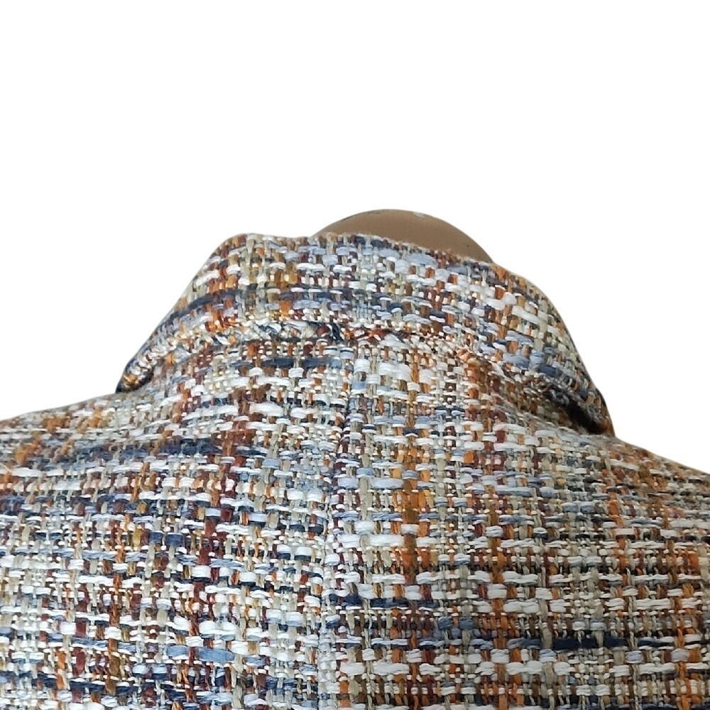 Talula Multicolor Tweed Button-Up Blazer - Picture 6 of 11